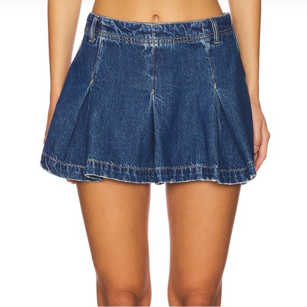 We the free Madison Denim Mini Skirt NEW